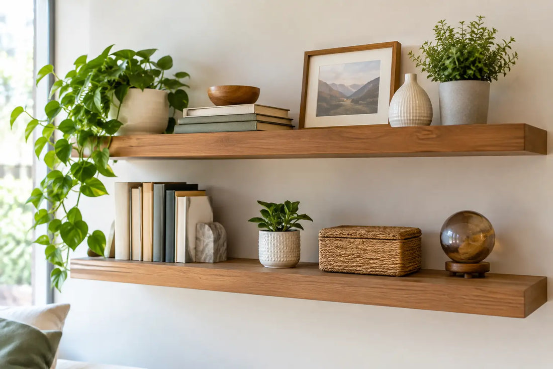 How to Decorate Shelves Affordably at Home