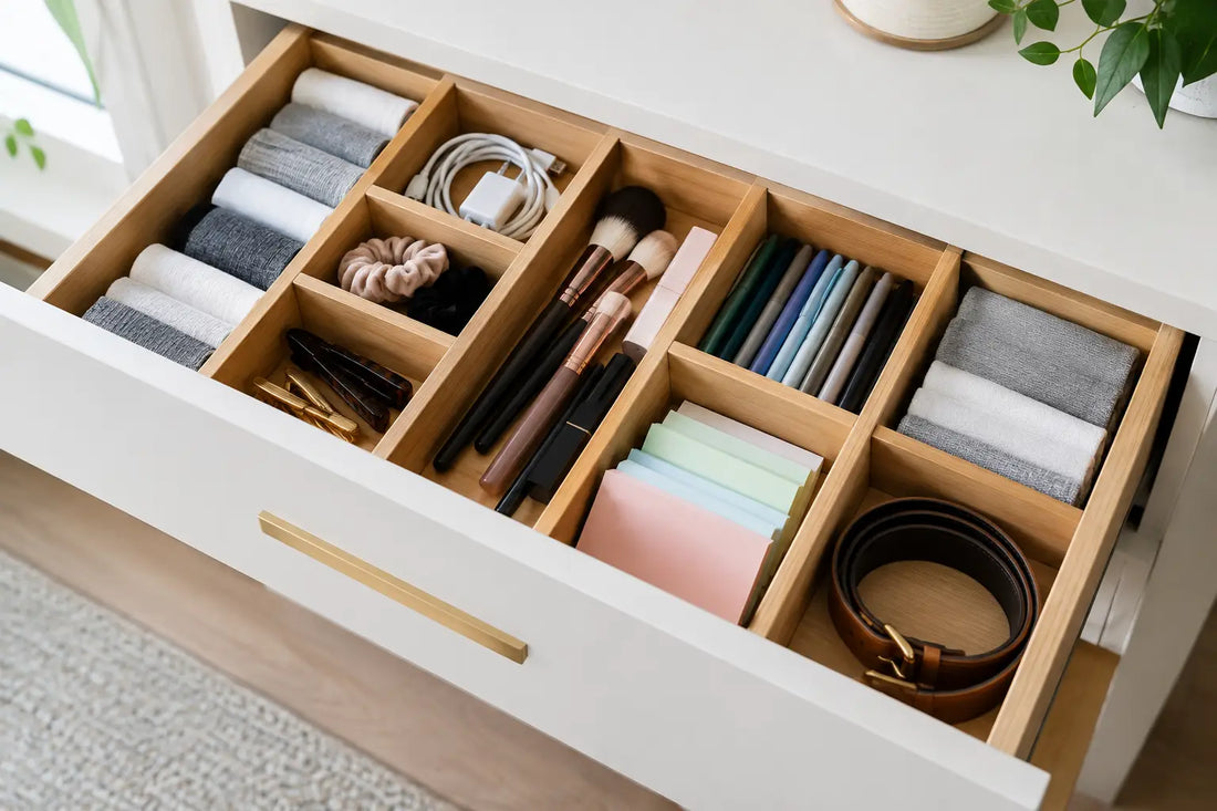 12 Drawer Divider Ideas That Clear Daily Clutter