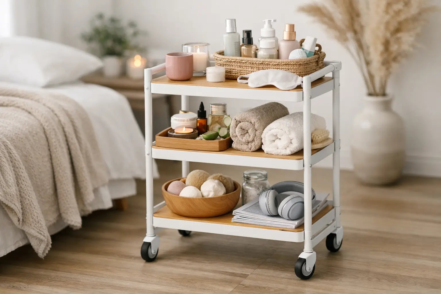 How to Build a Self Care Cart That You’ll Use