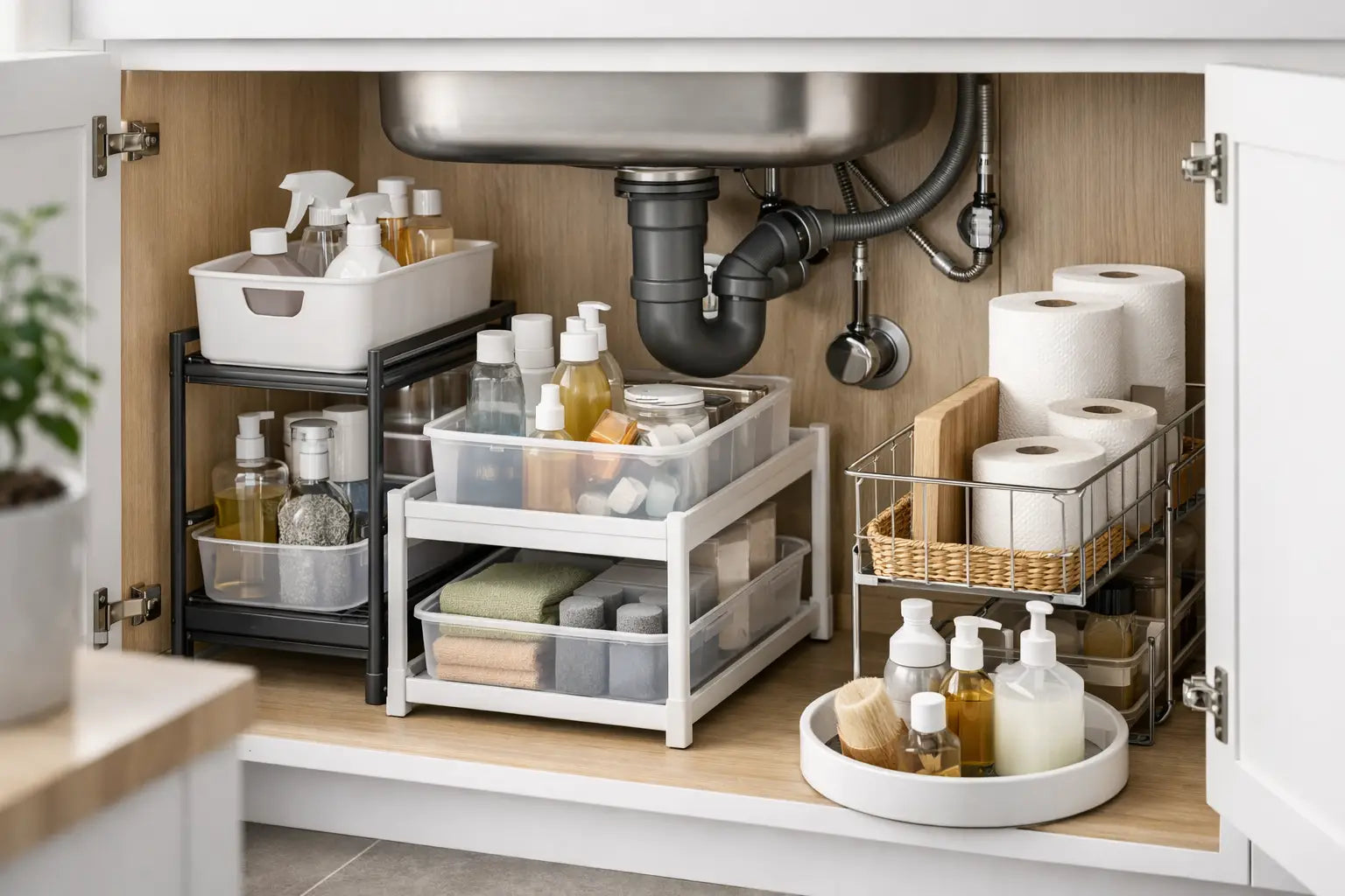 Best Under Sink Organizers for Small Spaces