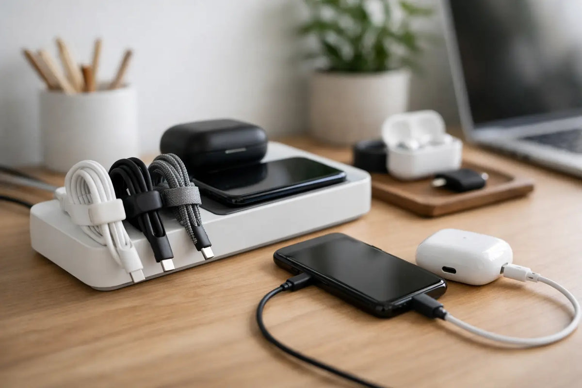 How to Organize Charging Cords Without the Mess